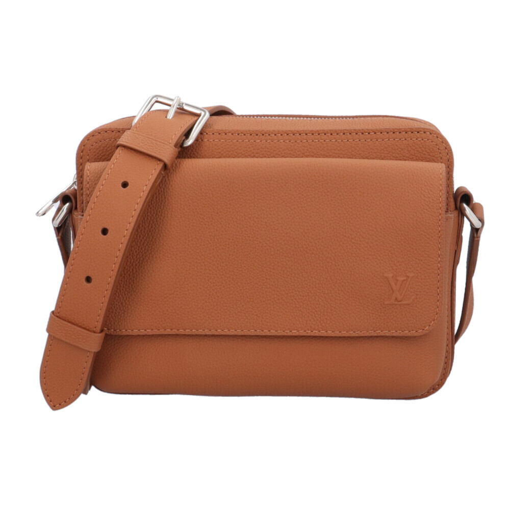 Louis Vuitton Boarding Messenger Aerogram Shoulder Bag, Handbag, Leather, M25...